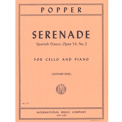 Serenade, Op. 54, No. 2 - Cello and Piano