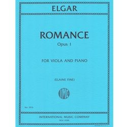 Romance, Op. 1 - Viola and Piano