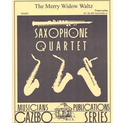 Merry Widow Waltz - Sax Quartet SATB/AATB