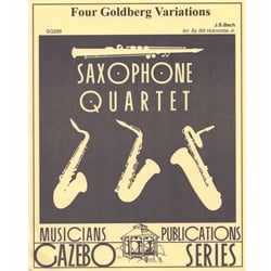 4 Goldberg Variations - Sax Quartet SATB/AATB