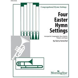 4 Easter Hymn Settings - Brass Quintet, Timpani, and Organ