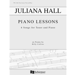 Piano Lessons: 6 Songs for Tenor Voice and Piano