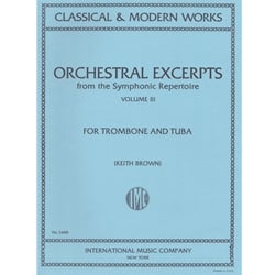 Orchestral Excerpts, Volume 3 - Trombone and Tuba