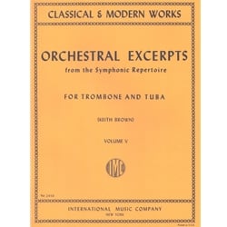 Orchestral Excerpts, Volume 5 - Trombone and Tuba