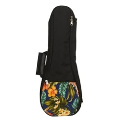 Kala Floral Hawaiian Accent Bag for Soprano Ukulele