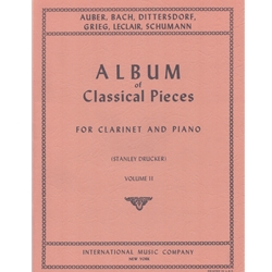 Album of Classical Pieces, Volume 2 - Clarinet and Piano