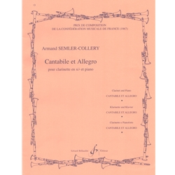 Cantabile et Allegro - Clarinet and Piano