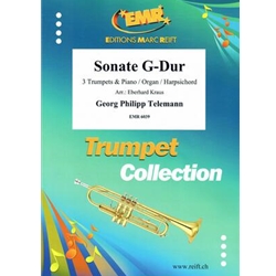 Sonata in G Major - Trumpet Trio with Piano (or Organ)
