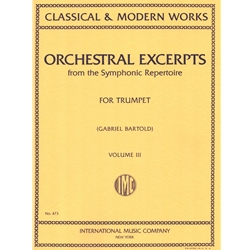 Orchestral Excerpts, Volume 3 - Trumpet