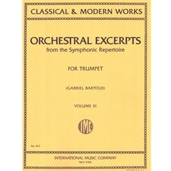 Orchestral Excerpts, Volume 3 - Trumpet