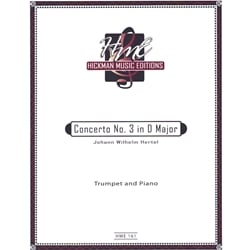Concerto No. 3 in D Major - Trumpet in D or A and Piano