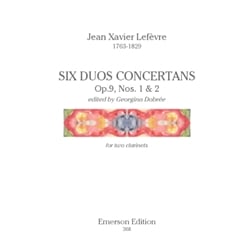 6 Duos Concertans, Op. 9 Nos. 1 & 2 - Clarinet Duet