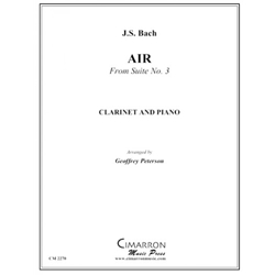 Air from Suite No. 3 - Clarinet and Piano