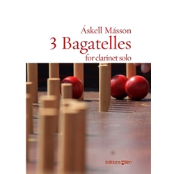 3 Bagatelles - Clarinet Unaccompanied