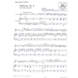 Sonata No. 9 - Clarinet and Piano