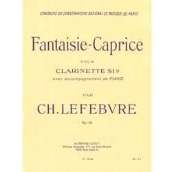 Fantaisie-caprice Op.118 - Clarinet and Piano