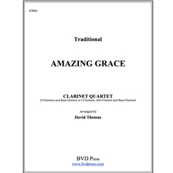 Amazing Grace - Clarinet Quartet