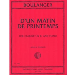 D’un matin de printemps - Clarinet and Piano