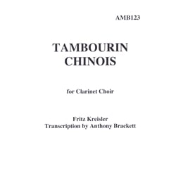 Tambourin Chinois - Clarinet Choir