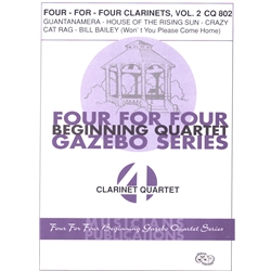 Four for Four Clarinets, Volume 2 - Clarinet Quartet