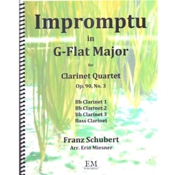 Impromptu in G-flat Major, Op. 90, No. 3 - Clarinet Quartet