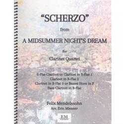 Scherzo from "A Midsummer Night's Dream" - Clarinet Quartet
