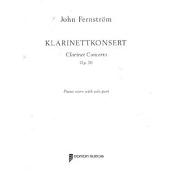 Concerto, Op. 30 - Clarinet and Piano