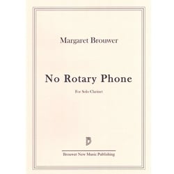 No Rotary Phone - Clarinet Unaccompanied