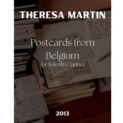 Postcards from Belgium - Clarinet Unaccompanied