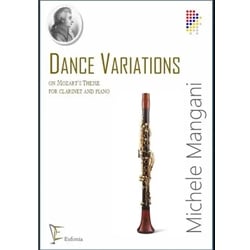 Dance Variations on Mozart's Theme - Clarinet and Piano