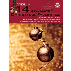 14 Advanced Christmas Favorites (Book/MP3) - Violin