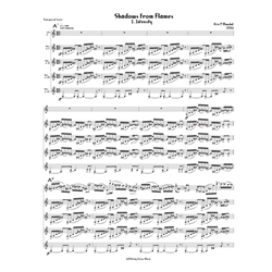 Shadows from Flames - Solo Clarinet with Bass Clarinet Quartet