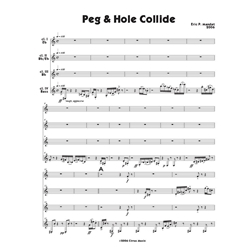 Peg and Hole Collide - Clarinet Quartet