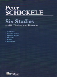 6 Studies - Clarinet and Bassoon