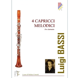 4 Melodic Caprices - Clarinet Unaccompanied