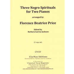 3 Negro Spirituals - 2 Pianos 4 Hands