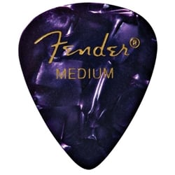 Fender Premium Celluloid Picks, 351 Shape - Medium, Purple Moto, 12 Pack