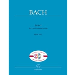 Suite No. 1, BWV 1007 - Cello Unaccompanied