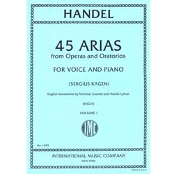45 Arias, Volume 1 - High Voice and Piano