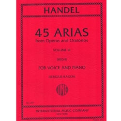 45 Arias, Volume 3 - High Voice and Piano
