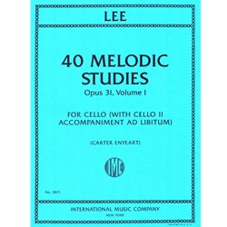 40 Melodic Studies, Op. 31, Vol. 1 - Cello (with 2nd Cello)