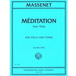 Méditation from Thais - Viola and Piano