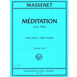 Méditation from Thais - Viola and Piano