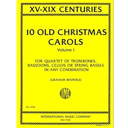 20 Old Christmas Carols Volume 1 - Bass Clef Instrumental Quartet