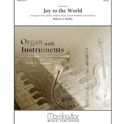 Flourish on Joy To the World - Brass Quintet, Timpani, and Organ