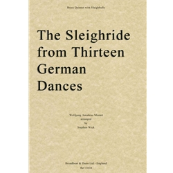 Sleighride from from Thirteen German Dances, K605 No. 3 - Brass Quintet