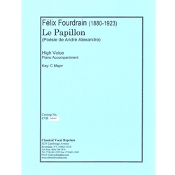 Le Papillon - High Voice and Piano