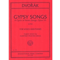 Gypsy Songs, Op. 55 - Low Voice and Piano
