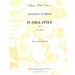 In Folk Style, Op. 73 - High Voice and Piano (Critical Edition)