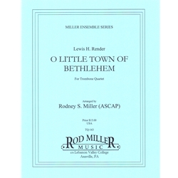 O Little Town of Bethlehem - Trombone Quartet